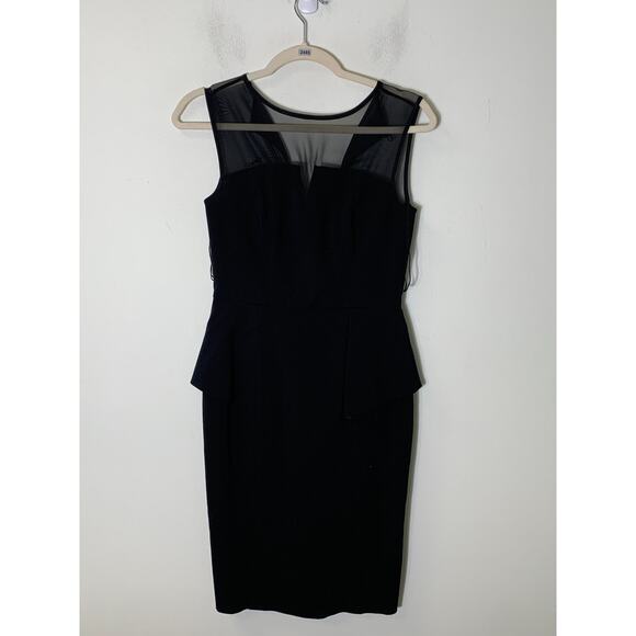 Aiden Mattox Black Sleeveless Below the Knee Dress Sz 2 - Picture 1 of 2
